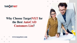 TargetNXT offers a verified AutoCAD Customers List with 44,000  contacts from en
