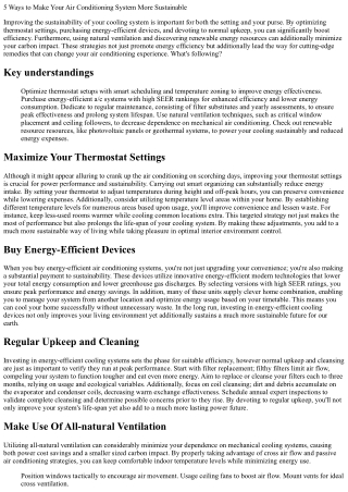 5 ways to make your air conditioning system more