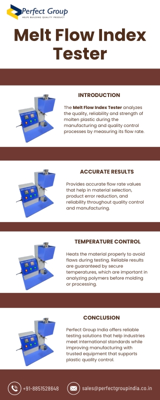 melt flow index tester