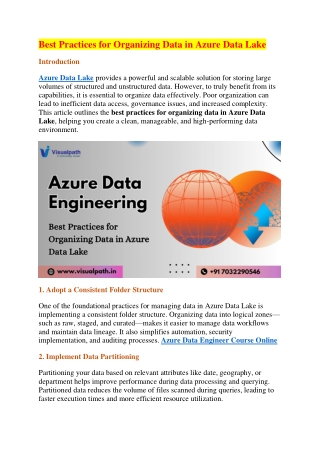 Microsoft Azure Data Engineer | Azure Data Engineer Training