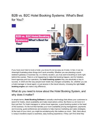 B2B vs. B2C Hotel Booking Systems_ What’s Best for You_