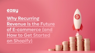 Why Recurring Revenue Is the Future of E-commerce