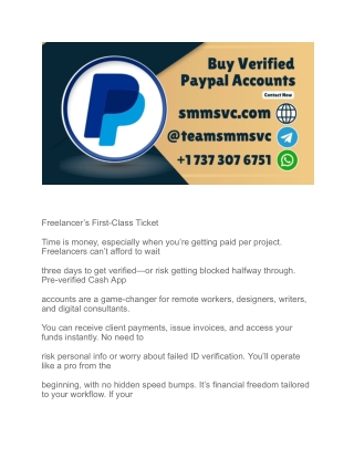 Best Sites to Buy Verified PayPal Accounts Online