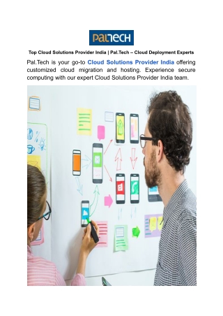 Top Cloud Solutions Provider India _ Pal.Tech – Cloud Deployment Experts