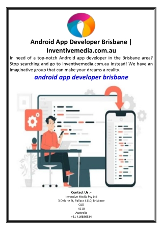 android app developer brisbane inventivemedia