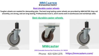 Best durable caster wheels