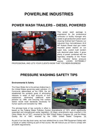 POWERLINE INDUSTRIES May Month PDF