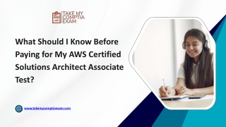 What Should I Know Before Paying for My AWS Certified Solutions Architect
