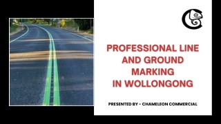 Professional Line and Ground Marking in Wollongong