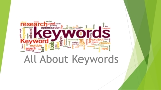 All About keywords