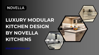 Luxury Modular Kitchen Design by Novella Kitchens