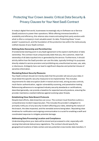 protecting your crown jewels critical data