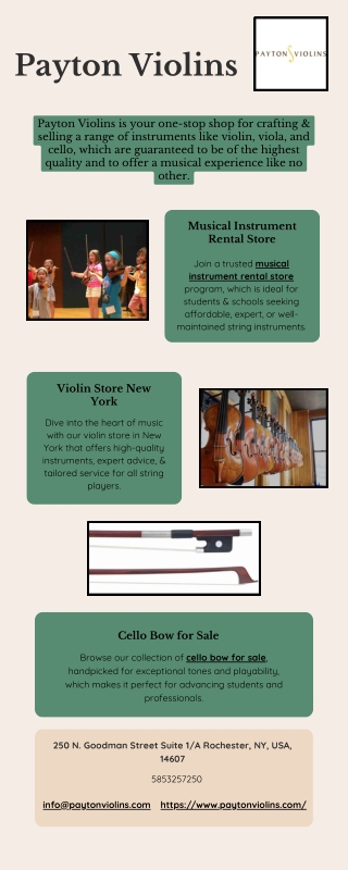 Musical Instrument Rental Store