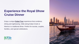 experience the royal dhow cruise dinner
