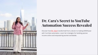dr cara9s secret to youtube automation success
