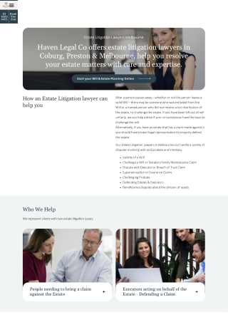 Estate Litigation Lawyers Melbourne