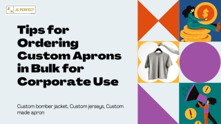tips for ordering custom aprons in bulk
