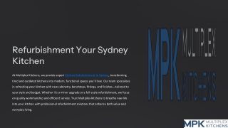 Kitchen Refurbishment Sydney - multiplexKitchen