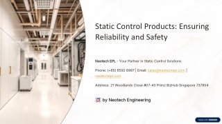 static control products ensuring reliability