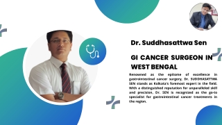 GI Cancer Surgeon in West Bengal