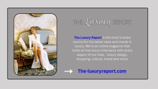 Unveil Opulence with The Luxury Report’s Jewellery Features