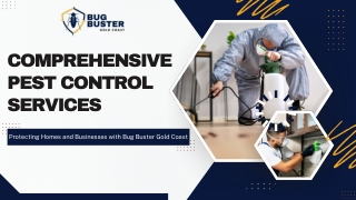 Comprehensive Pest Control Services: Protecting Homes and Businesses