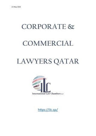 Corporate and commercial lawyers, Commercial lawyer near me - ilc.qa