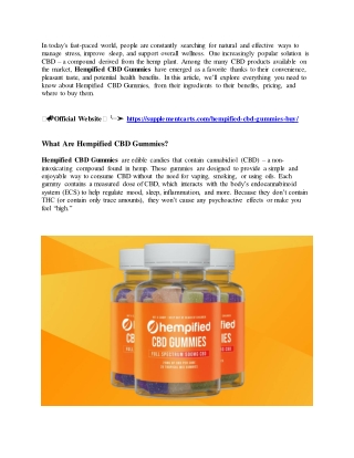 Hempified CBD Gummies
