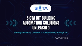 siota iot building automation solutions unleashed