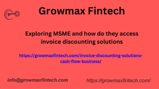 Exploring MSME and how do they access invoice discounting solutions