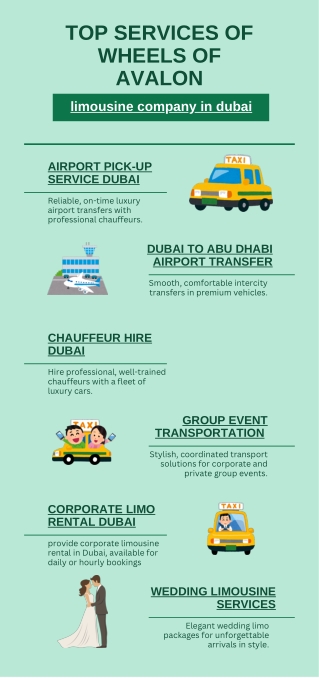 Top Services of Wheels Of Avalon in dubai