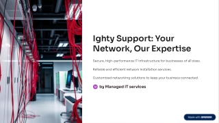 ighty support your network our expertise