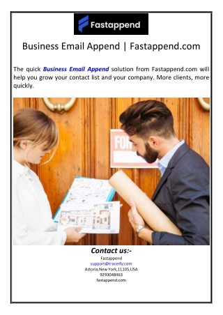 business email append fastappend com