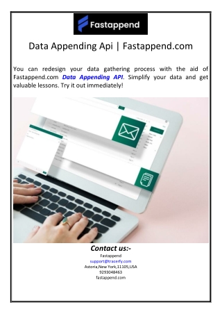 Data Appending Api | Fastappend.com