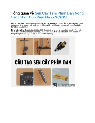 Sen Cây Tắm Phím Đàn Nóng Lạnh Đen CODOR SC9046