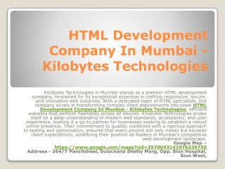 Email Template Development - Kilobytes Technologies