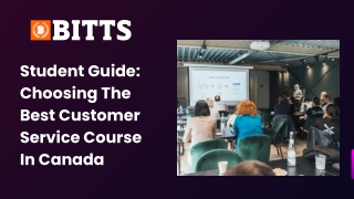 Student Guide Choosing The Best Customer Service Course In Canada
