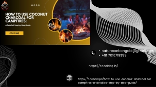 How to Use Coconut Charcoal for Campfires A Detailed Step-by-Step Guide.