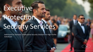Executive Protection Security Services
