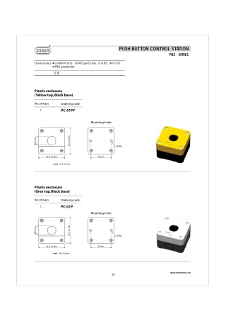 Push Button Control Station – LED Module & Pilot Lights Catalogue