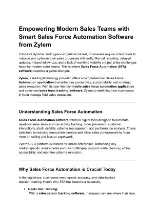 empowering modern sales teams with smart sales