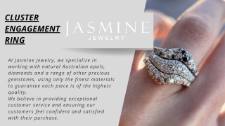 Cluster Engagement Ring