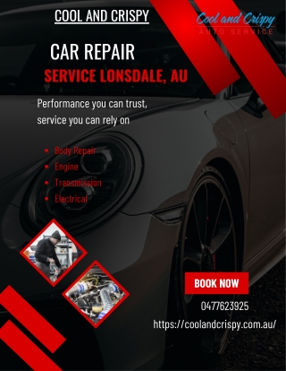 Mobile car repairs Lonsdale
