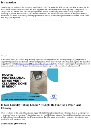 Is Your Laundry Taking Longer? It Might Be Time for a Dryer Vent Cleaning!