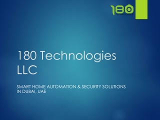 180 TECHNOLOGIES PRESENTATION updated