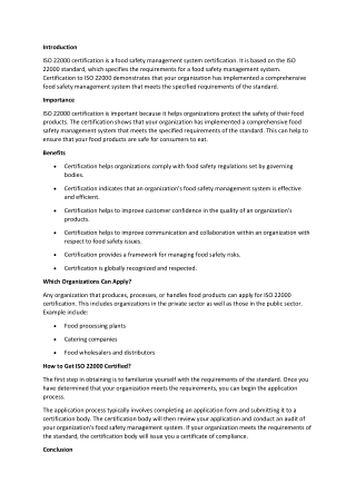 iso 22000 singapore