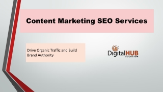 How do Content marketing SEO services drive customer engagement?