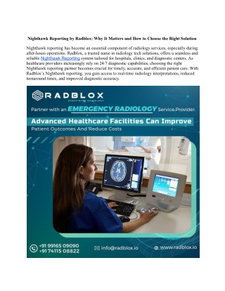 nighthawk reporting by radblox why it matters