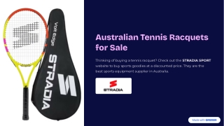 Australian Tennis Racquets for Sale | Australia’s Best Sports Equipment Shop