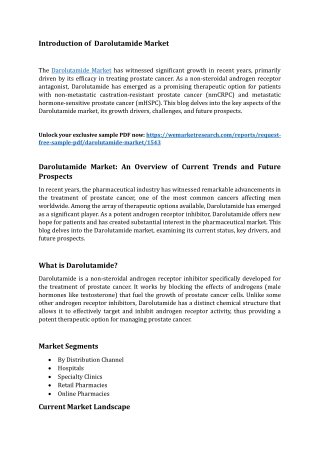 introduction of darolutamide market